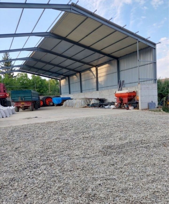 Vand Hala Metalica 7x40 din profil