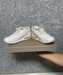 Белые крассовки NIKE кожанные