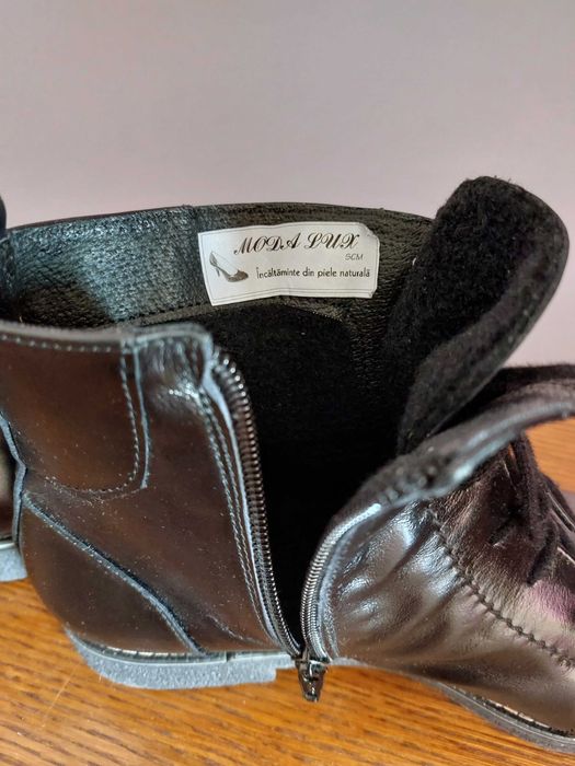 Ghete dama piele naturala 38 Moda Lux
