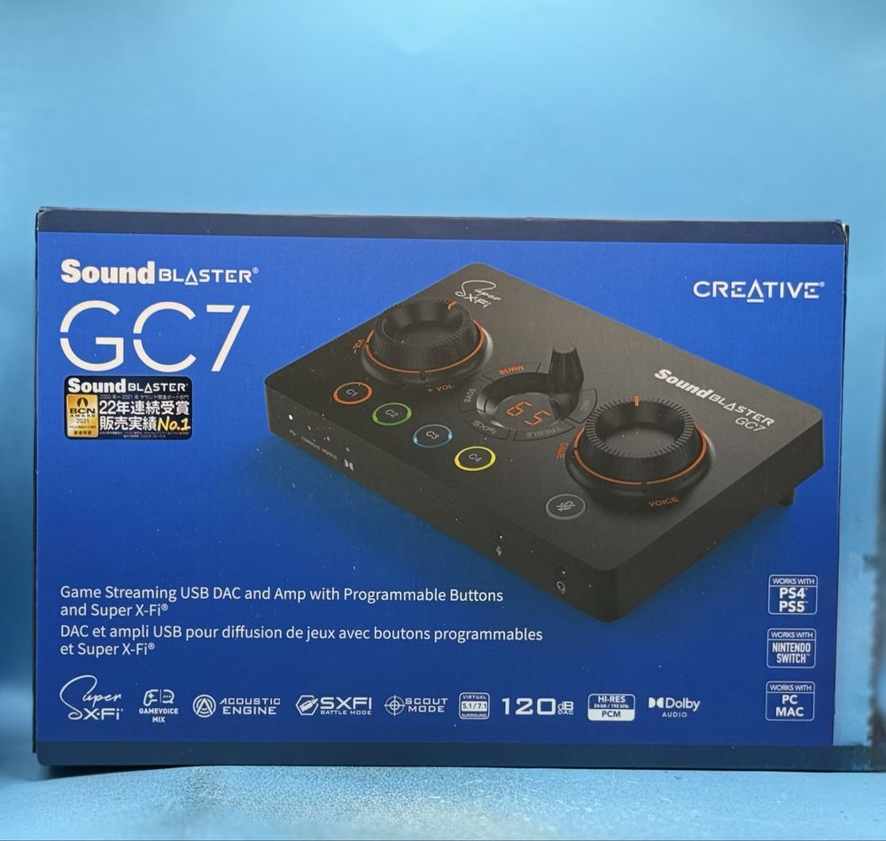 НОВО!!! Външна звукова карта CREATIVE Sound Blaster GC7