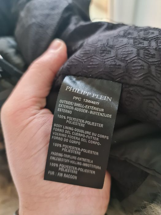 Geaca,Jacheta Originala Philipp Plein femei sau unisex!Blana Raton