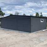 Garaj pe structura metalica - panouri sandwich