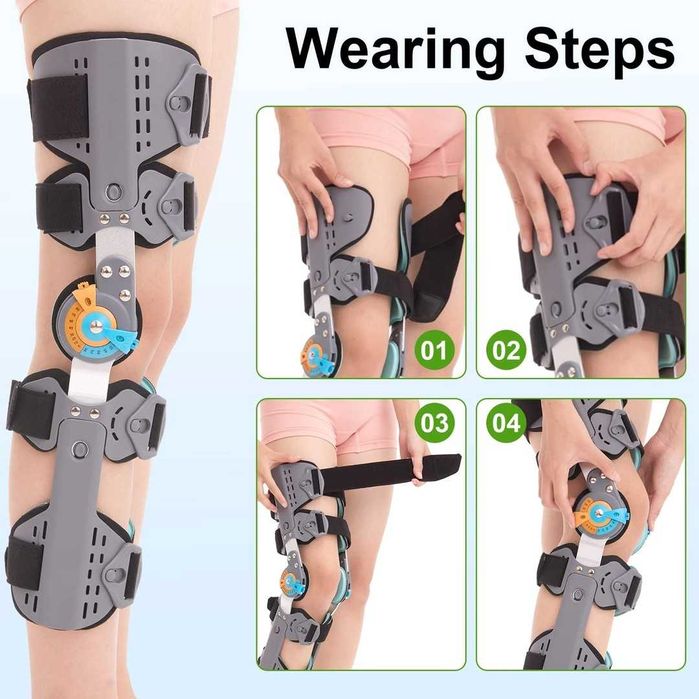 Orteză de genunchi Shuyan Jiao, stabilizatoare postoperatorie