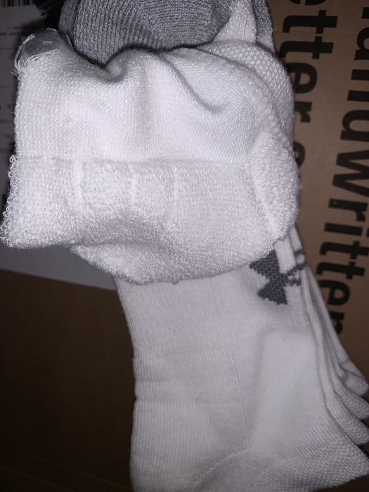 Șosete Under Armour UA HeatGear 3 Perechi  Albe