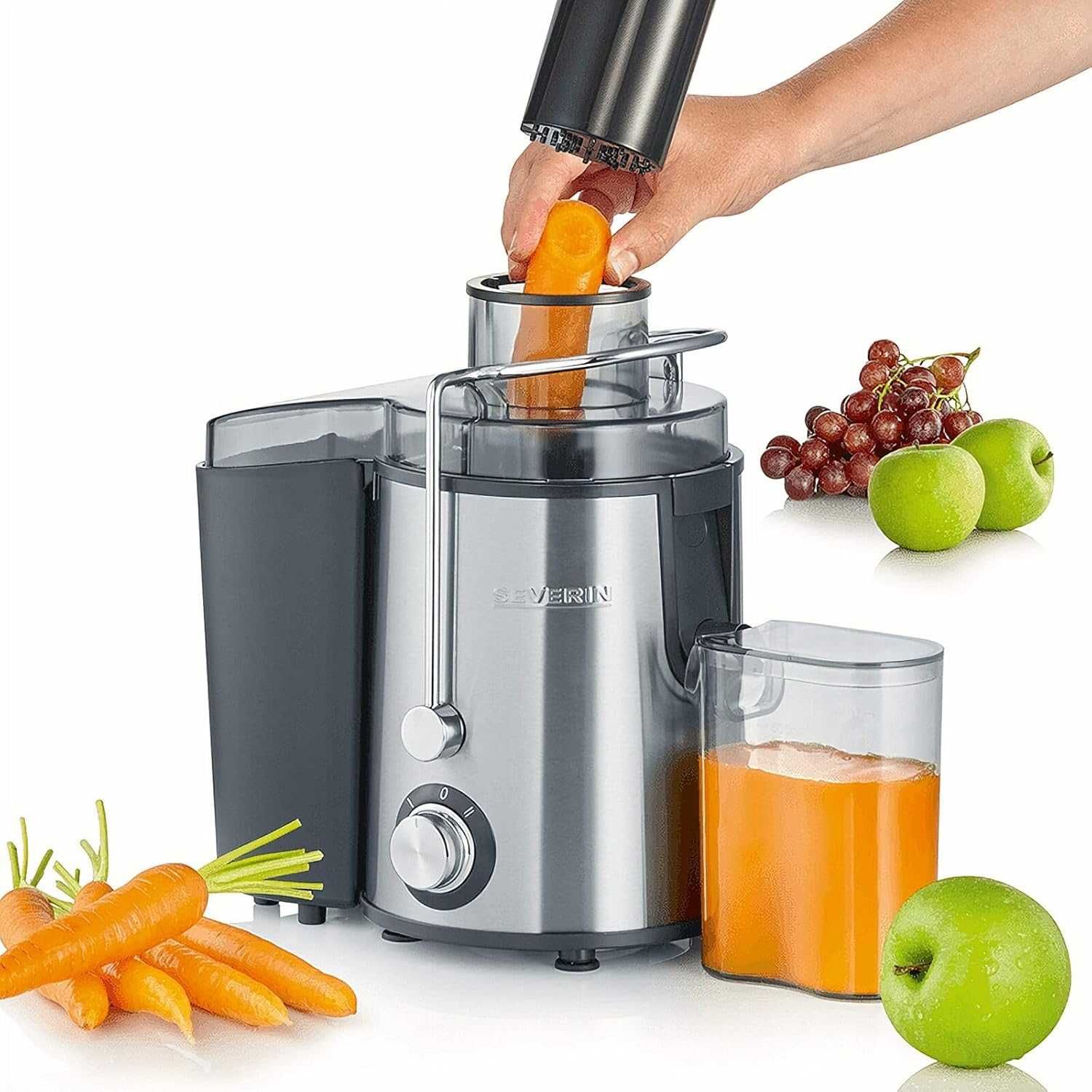Сокоизстисквачка, с контейнер за сок, 0,500ml, 400W,неръждаема стомана
