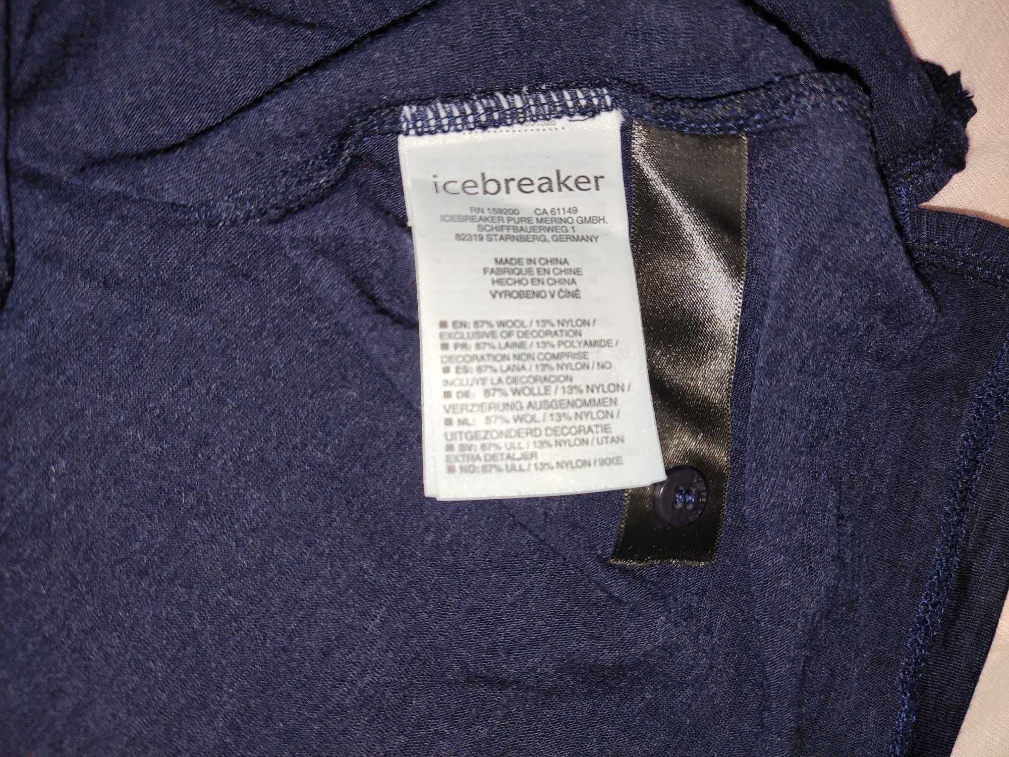 Icebreaker® W's MERINO Tech SS Polo, мерино тениска