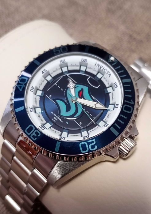 Ceas NHL Seattle Kraken Quartz Blue Dial 42248 – Barbati