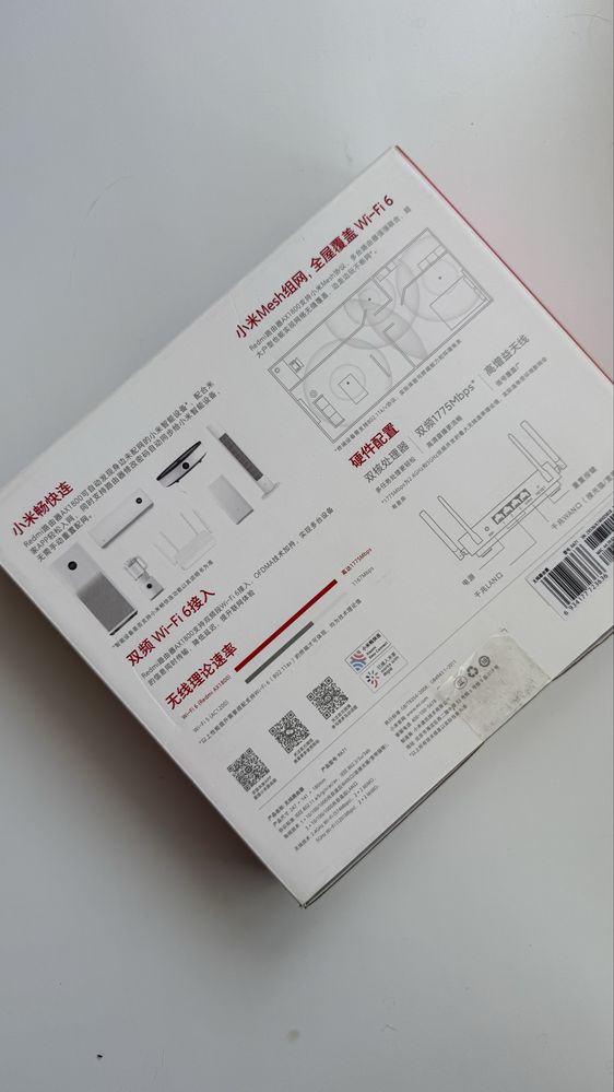 WiFi роутер Redmi AX1800 новый