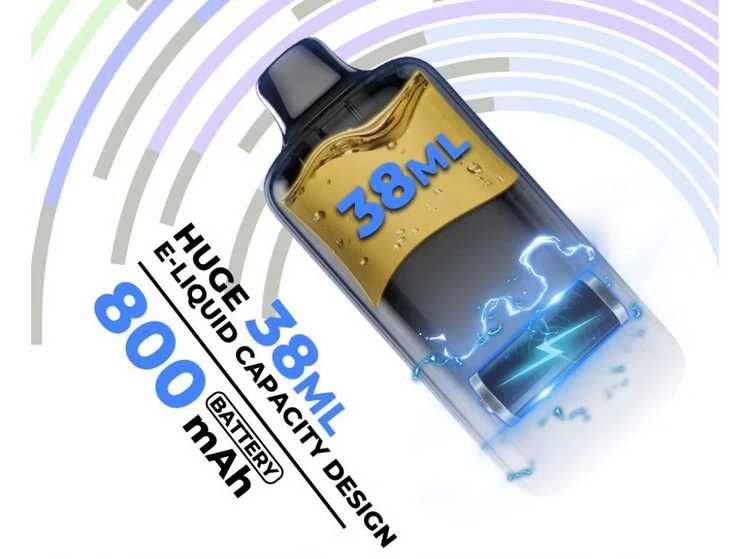 Vape Vapomessi Dinosaur 50.000 puffuri Touch-Screen!