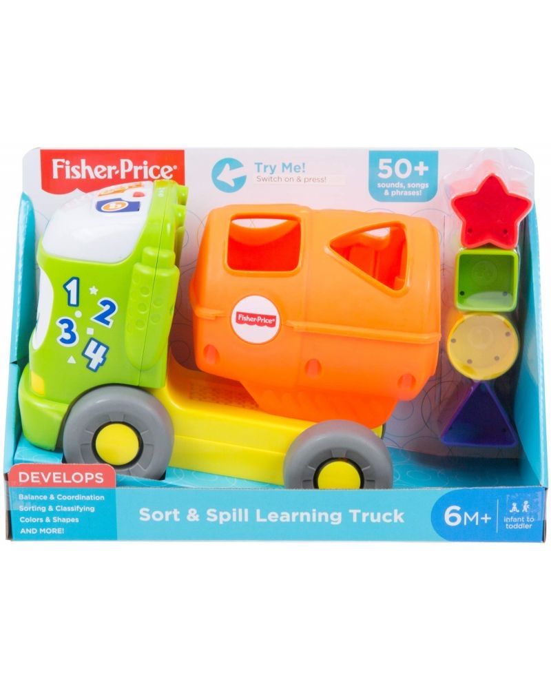 Ново камионче със светлини и звуци Fisher price и сортер 2в1