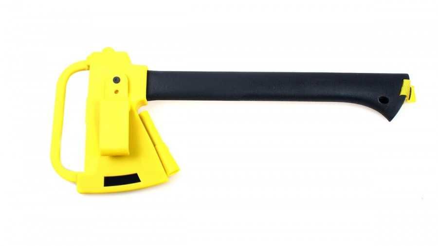 Къса туристическа брадва със скрит трион Ganzo Firebird  FSA01-YE