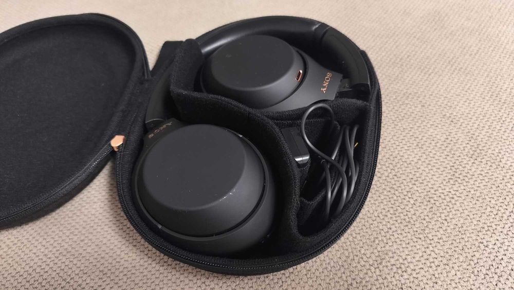 Casti Wireless Bluetooth Over Ear Sony WH-1000XM4 Noise Cancelling