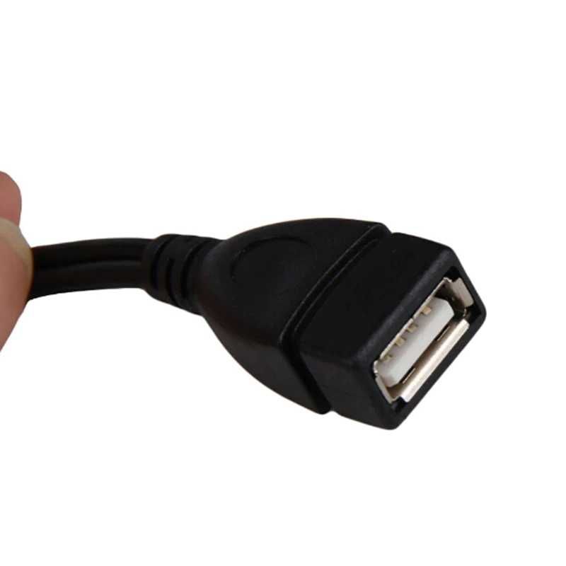 Adaptor OTG 2in 1 MicroUSB spliter Y  20 cm