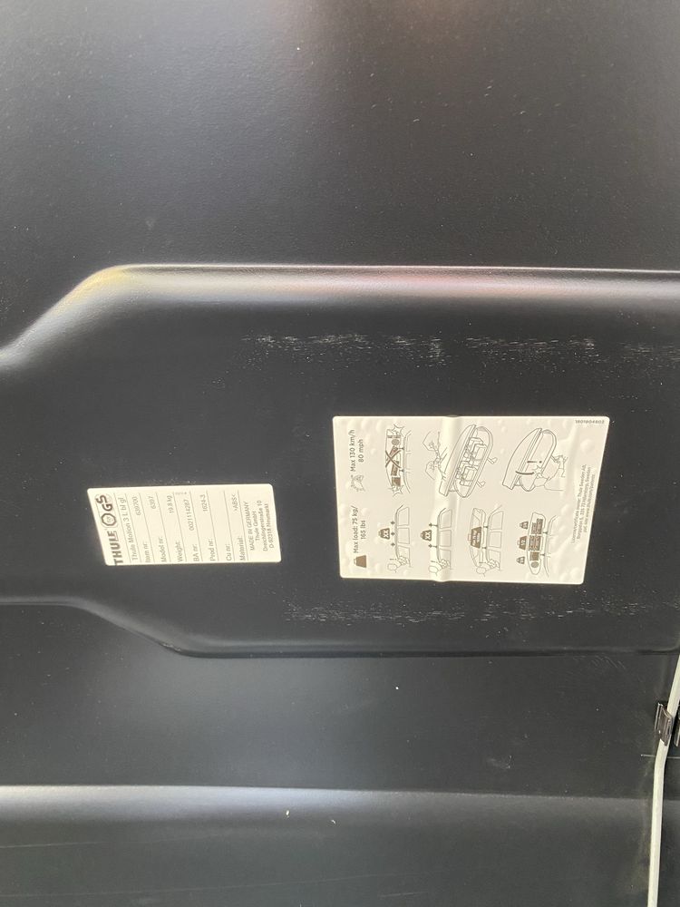 Продавам куфар THULE MOTION 3 L