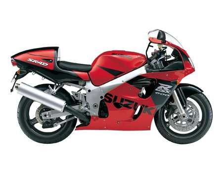 Стикери Сузуки GSXR 600 Srad 1996г.-1999г. Suzuki лепенки срад 1997