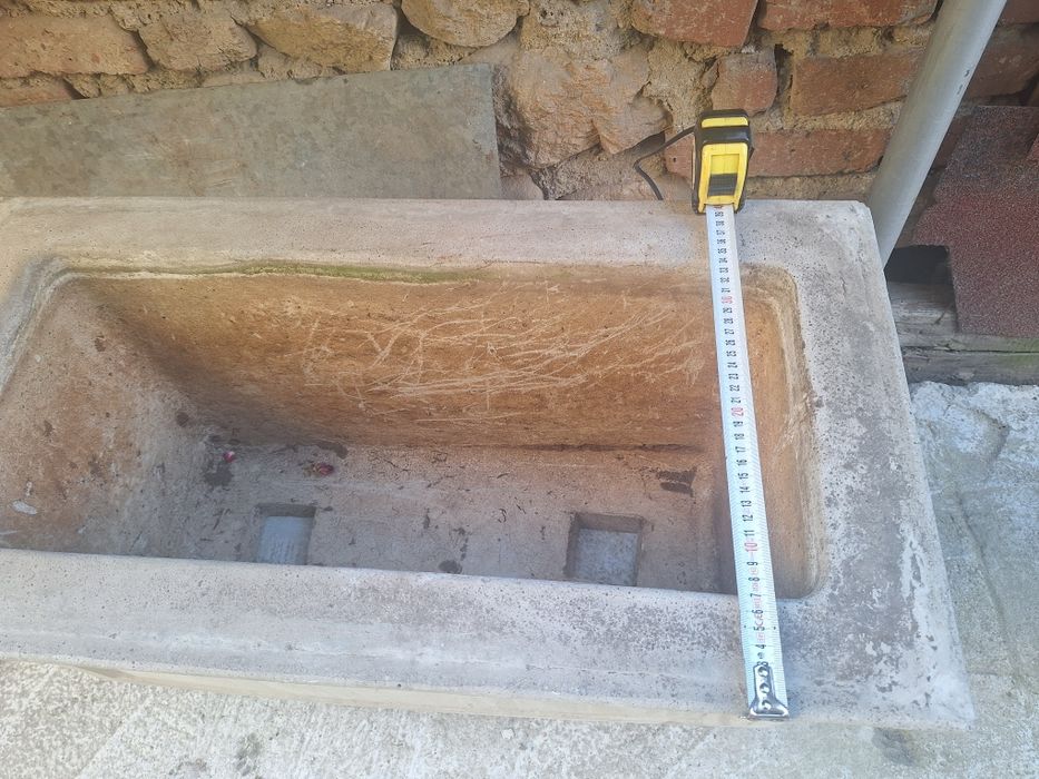 Бетонна кашпа/саксия/