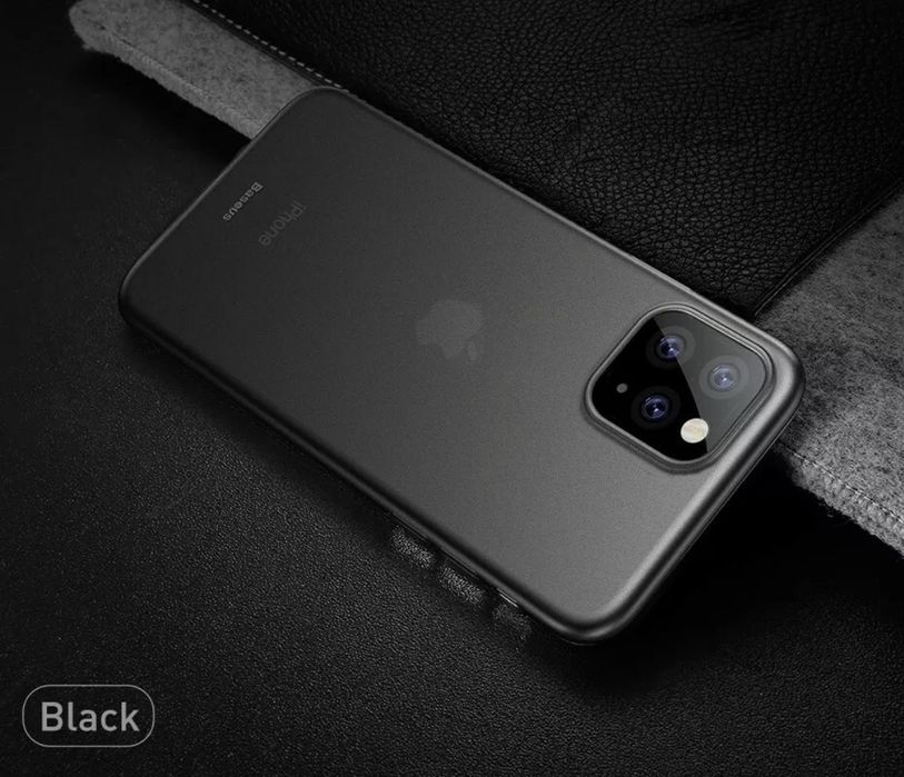 Husa ULTRA SLIM 0,2mm Negru Mat iPhone 16 15 14 Pro 13 12 11 Pro,XS