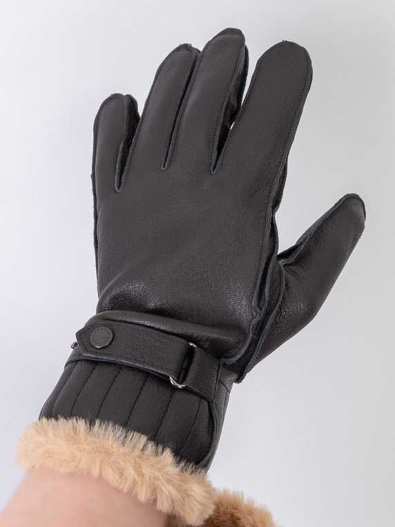 Manusi piele elegante Barbour Leather Gloves Manusi piele Barbati S-M