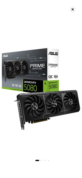 Placa video ASUS PRIME GeForce RTX 5080 OC Edition, 16GB GDDR7