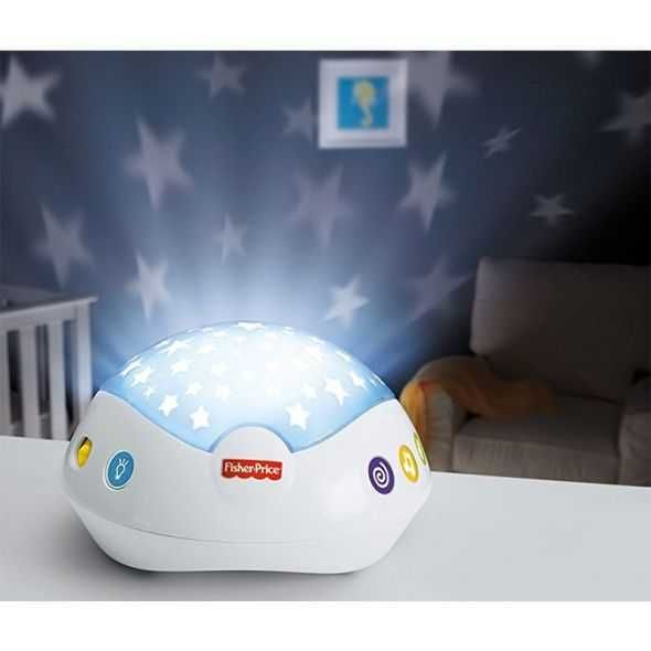 Музикална въртележка - проектор за кошара Fisher price мечета пеперуди