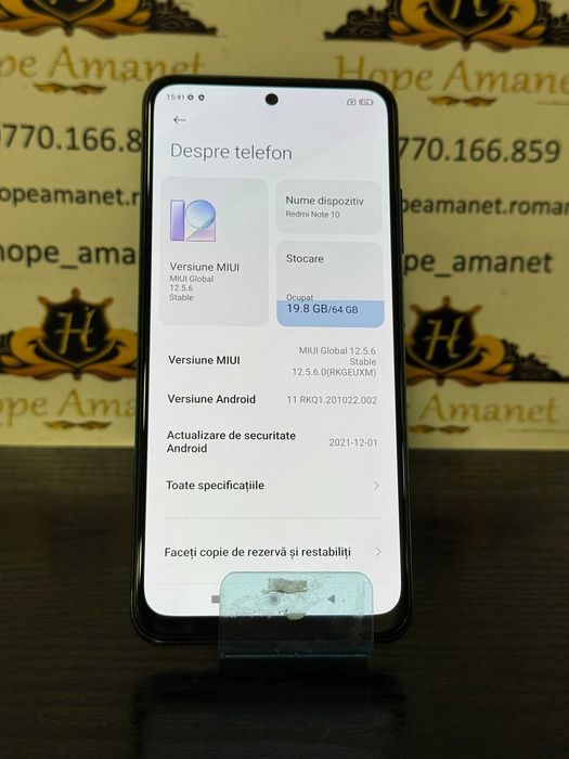 Hope Amanet P10/Redmi Note 10