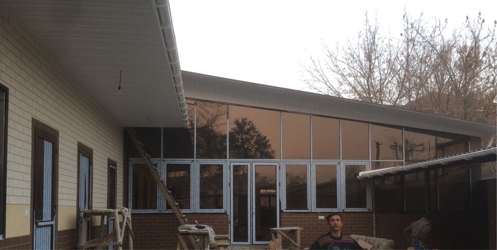 Арзан жане сапалы Пластик пластиковые окна двери Витраж