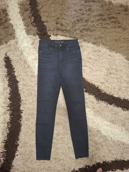 Blugi dama elastici, talie inalta