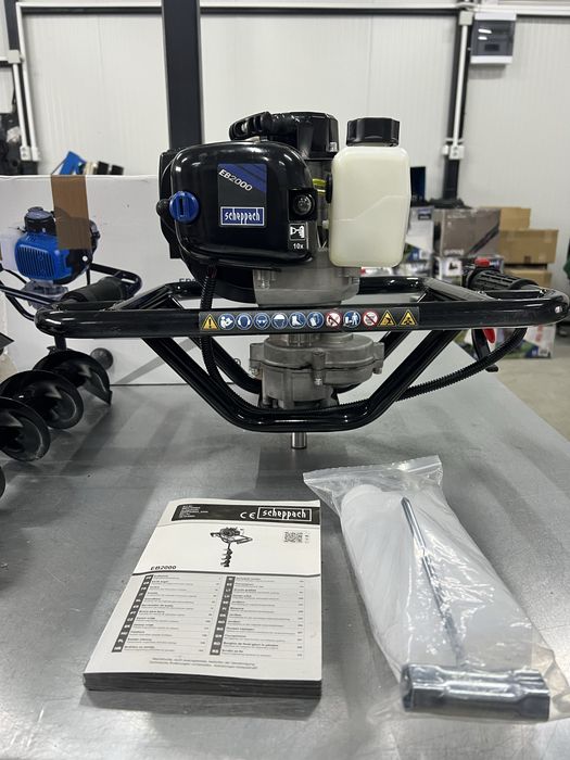 Моторен свредел за дупки в земята Scheppach EB2000