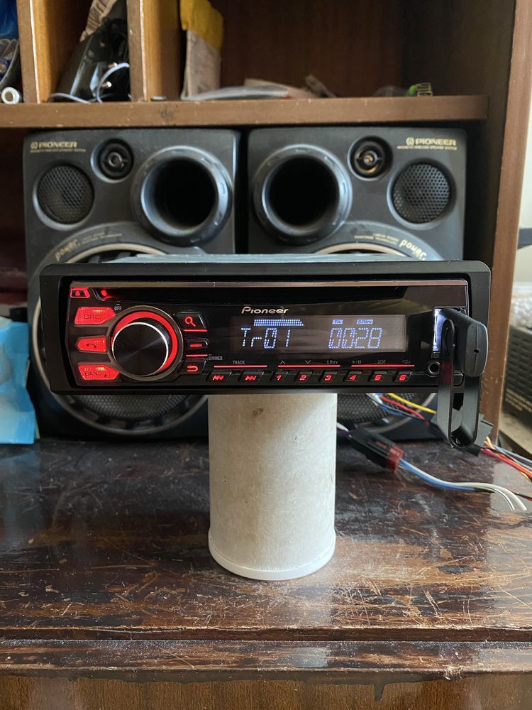 Pioneer deh-4700bt - BLUETOOTH USB Aux радио плеър за кола cd mp3 сд