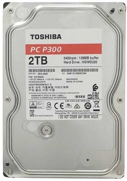 HDD Toshiba  2000 ГБ