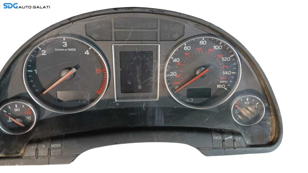 Ceas Ceasuri Bord Cluster Instrumente Bord Audi A4 B6 1.9 TDI AVB 2001 - 2005 Cod 8E0920950J 8E0920950JX 0263626042 [M8388]