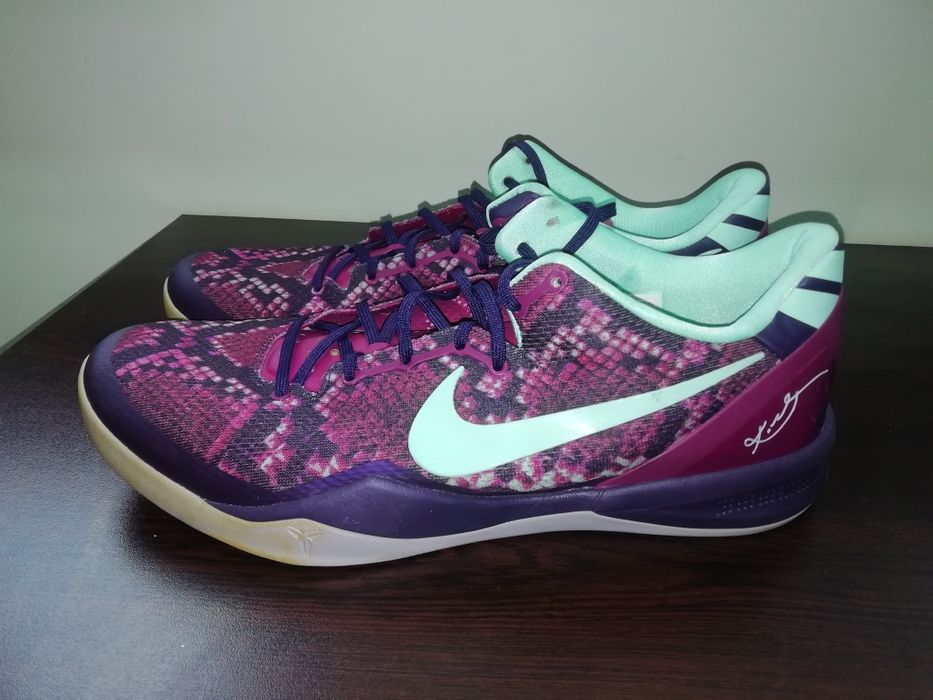 Kobe Bryant Nike 8 VIII Pit Viper Purple Dynasty 2013 US 15 UK 14 49.5