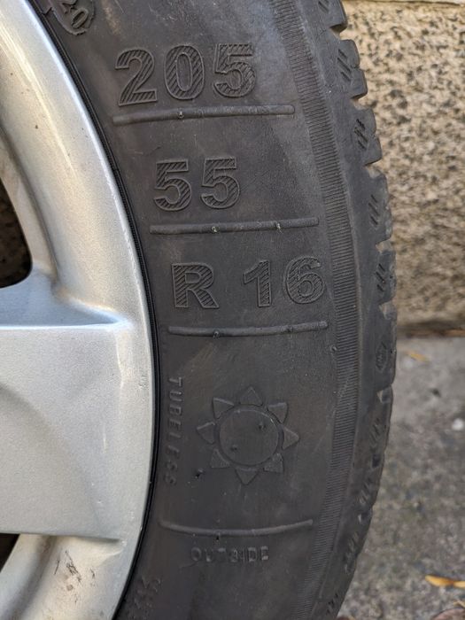 Джанти с гуми Киа 5х114.3 Kia