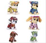 Плюшена играчка куче Пес Патрул, Paw Patrol Чейс, Скай, Маршал, Роки