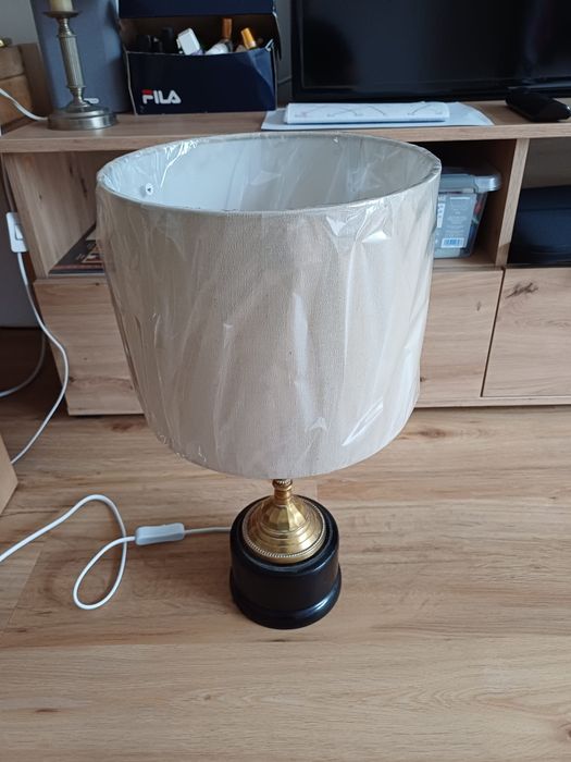 Accesoriu decorațiune lumina vintage colectie alama lemn Anglia 1930