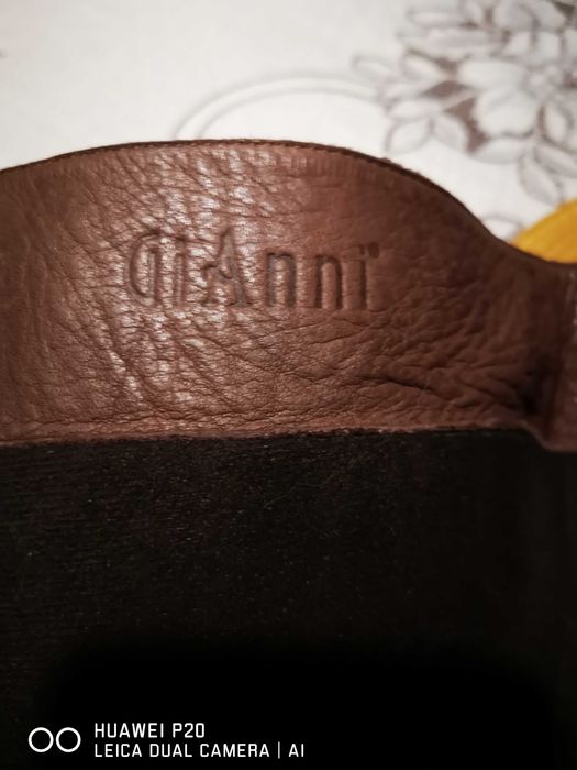Дамски кожени ботуши Gianni!