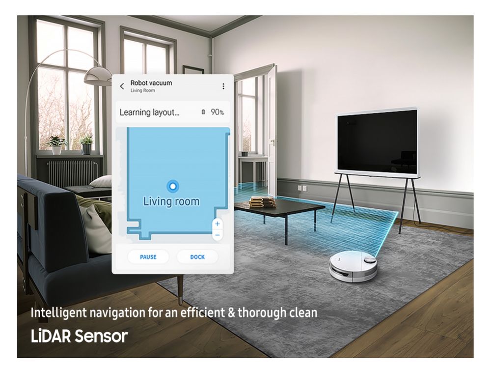 Aspirator robot Samsung Jet Bot Ai cu Statie de descarcare