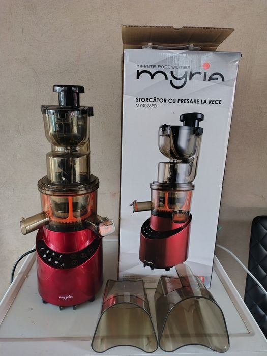Storcător cu presare la rece Myria MY4028RD – 200W, silențios, eficien