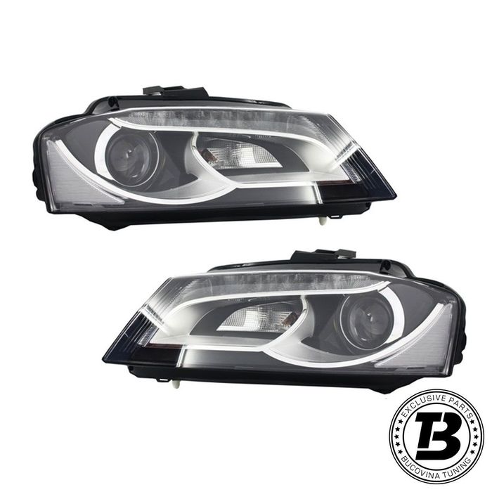 Faruri LED DRL compatibile cu Audi A3 8P 8P1