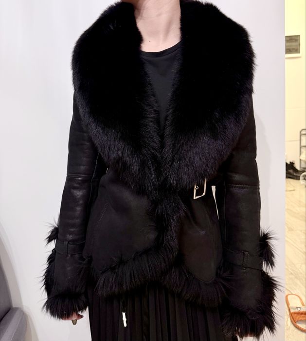 Дубленка из натуральной кожи. На осень и весну.