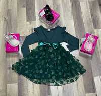 Set rochiță+pantofi pentru fetițe