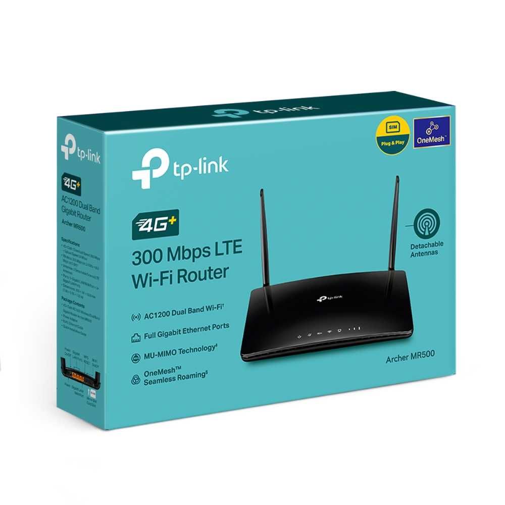 Wi-Fi роутер TP-Link  	Archer MR400 AC1200 Wireless Dual Band 4G LTE