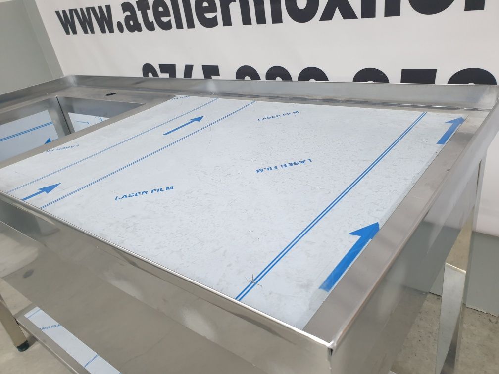 Spalator inox cu 1 cuva 1400x600mm, cuva 500x400mm