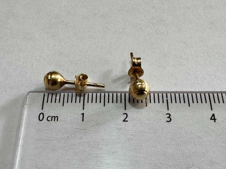 Златни обеци 14к, 0,83гр