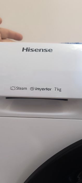 Продам стиральную машину Hisense 7кг inverter Новая белого цвета
