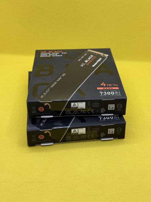 SSD Western Digital SN850X 4TB PCIe Gen4 x4 M.2