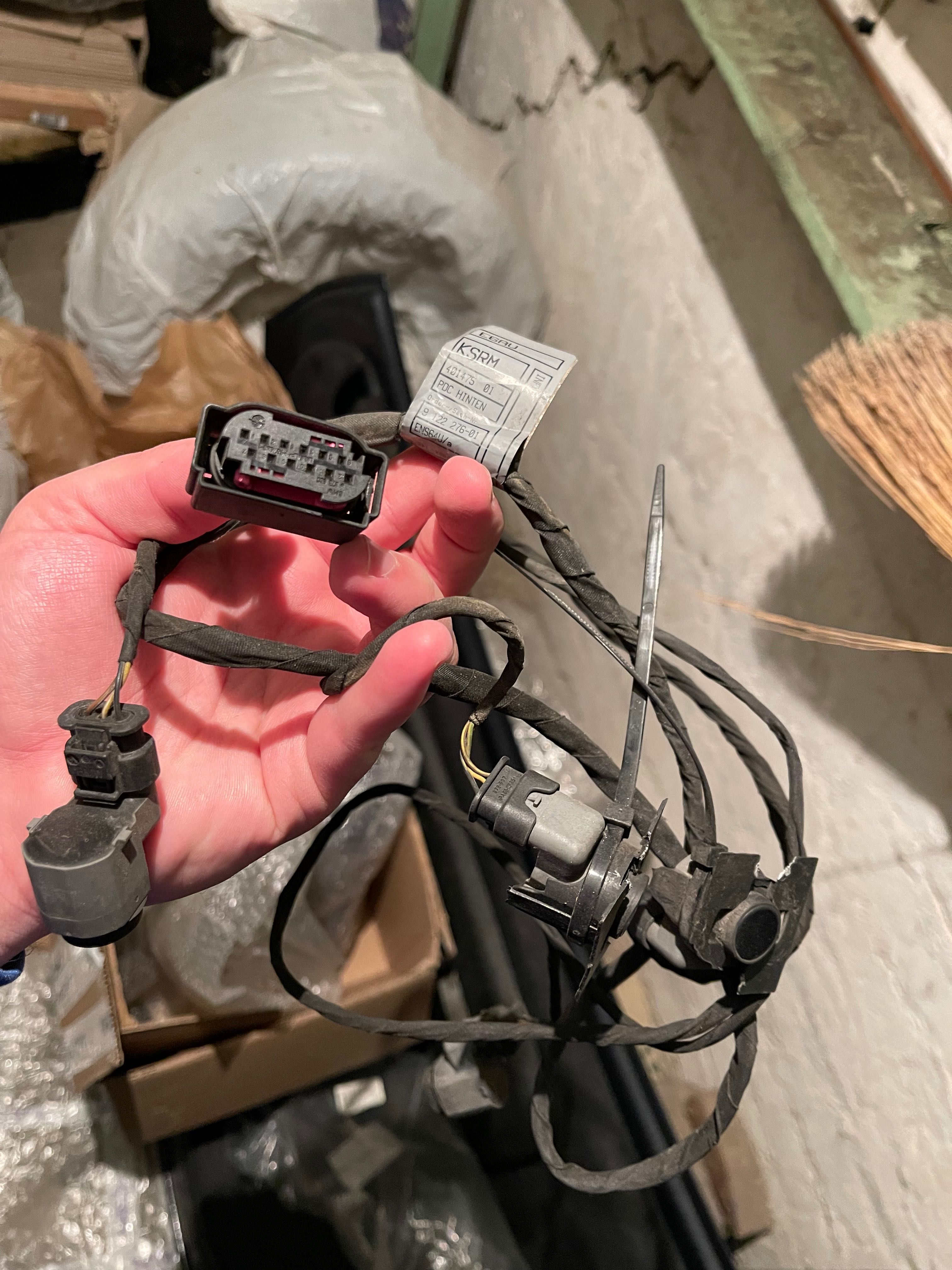 PDC E60 facelift 18mm + окабеляване