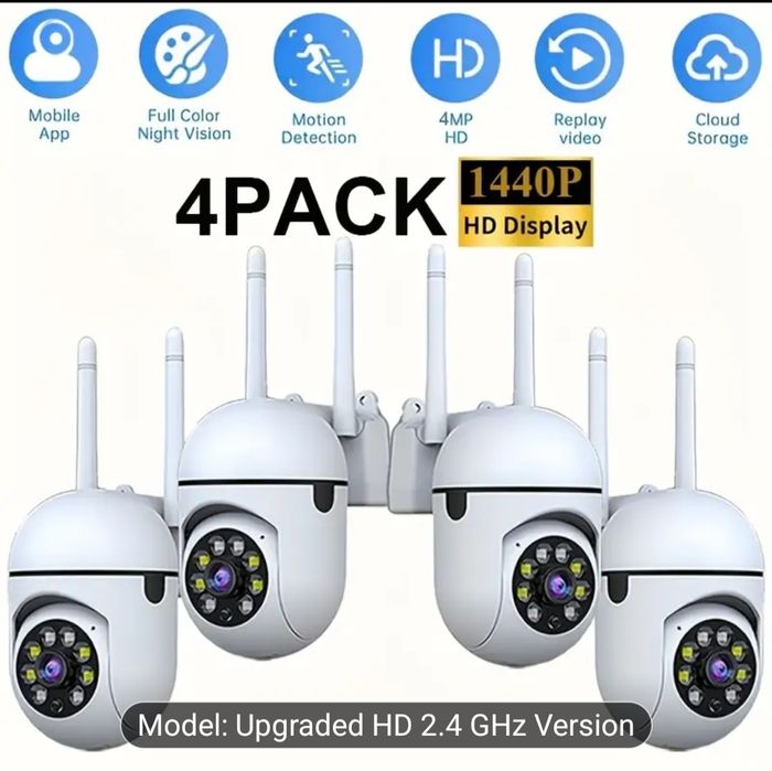 Set de 4 camere smart HD wireless