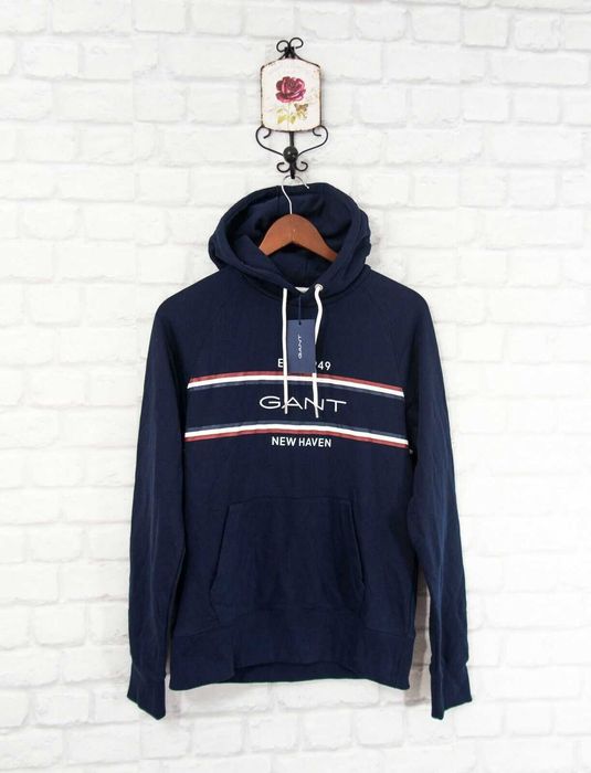 GANT Оригинална мъжка горница с качулка суитчър Hoodie Размер М НОВО