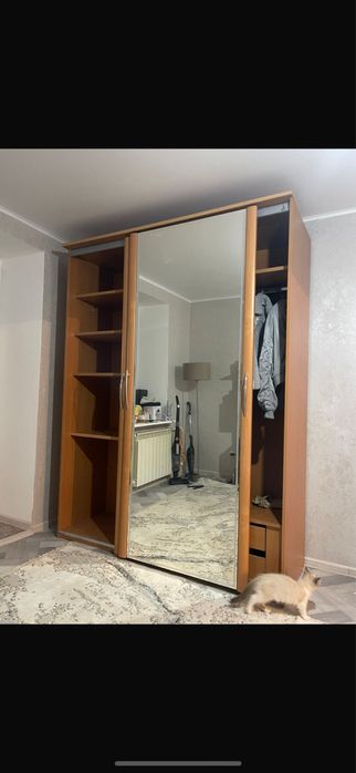 Подам шкаф купе, с большим зеркалом
